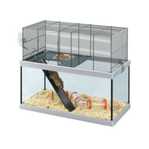 FP Smådjursbur Gabry 60 Svart/Glas