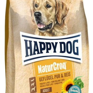 HappyDog NaturCroq Fågel & Ris 11kg