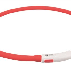 Flash Light Ring USB Silikon XS-XL: Röd