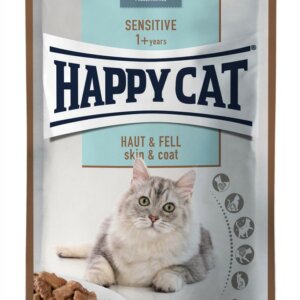 HappyCat i Sås Sensitive Skin & Coat 85g