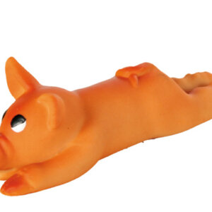 Liggande Gris i Latex 13cm