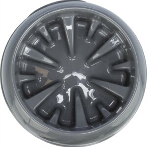 Slow Feed Plast/TBR 0,8L ø 20cm Grå