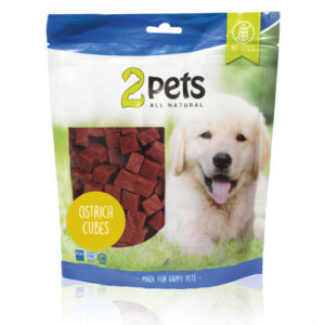 2Pets Ostrich Cubes 400g