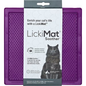 LickiMat Cat Soother Lila 20x20cm
