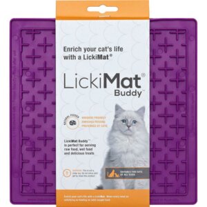 LickiMat Cat Buddy Lila 20x20cm