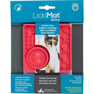 LickiMat Cat Kitty Rosa 10x10cm