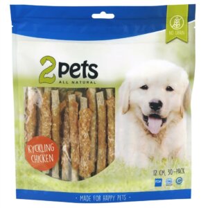 2Pets Mald Tuggpinne Kyckling 12cm 30-p