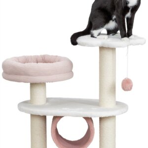 Klöspelare Isabella 70cm Vit/Rosa