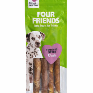 Four Friends Twisted Stick Duck 25cm: 4-pack