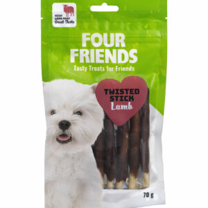 Four Friends Twisted Stick Lamb 12,5cm: 7-pack