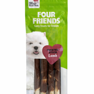 Four Friends Twisted Stick Lamb 25cm: 4-pack
