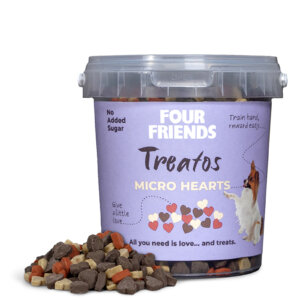 Four Friends Treatos Micro Hearts 500g