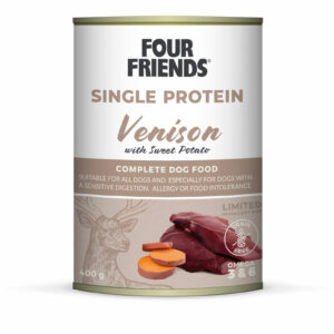 Four Friends Single Protein Venison & Sweet Potato 400g