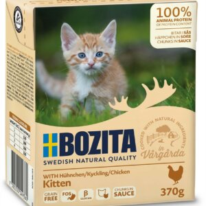 Bozita Kitten Bitar i Sås Kyckling 370g