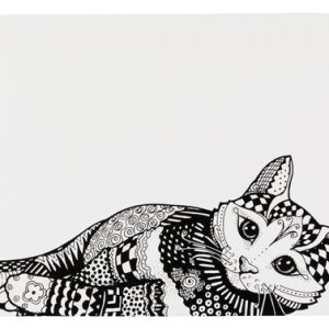 Matskålsunderlägg Zentangle
