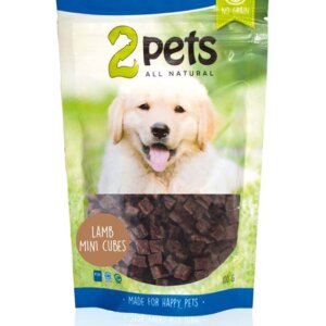2Pets Lamb Mini Cubes 100g