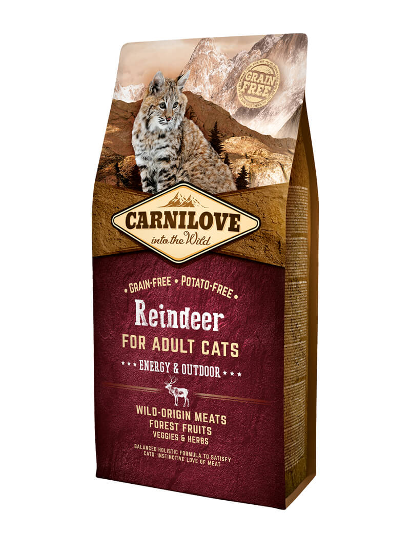 Carnilove Cat Reindeer Energy & Outdoor Adult 6kg