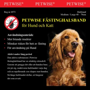 Petwise Fästinghalsband Hund <70cm