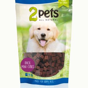 2Pets Duck Mini Cubes 100g