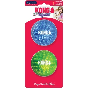 Kong Squeezz Geodz Ball 2-p 7,5cm