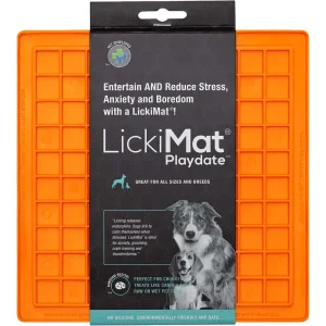 Lickimat Playdate Orange 20x20cm