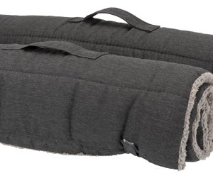Bendson Resefilt 100x65cm Mörk-/Ljusgrå