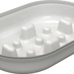 SureFeed Slowfeed Skål Grå 1st