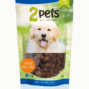 2Pets Chicken Mini Cubes 100g
