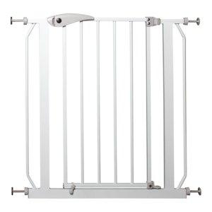 Grind i Metall 75-85x76cm Vit