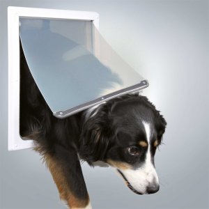 Hundlucka 2-Väg M-XL 39x45cm Vit