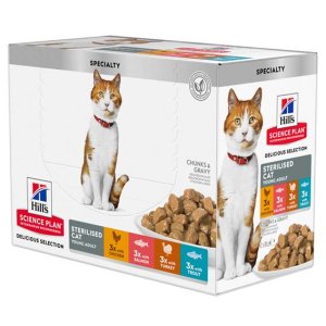 Hill's F Adult Sterilised Mix 12x85g