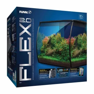 Fluval Flex LED 57L 2.0 Svart
