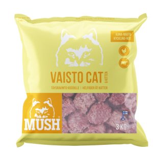 Mush Vaisto Cat Gul Kyckling & Nöt 3kg