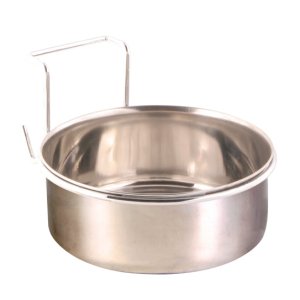 Rostfri Foderkopp med Hållare 900ml/14cm
