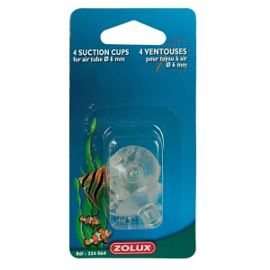 Zolux Sugkoppar Luftslang 4/6mm 4-p