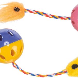 Plastboll med Svans 4,5cm 2p
