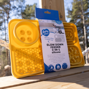 Duvo plus Slow Down Feeder 3-in-1 Gul