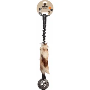 Ozami Play-N-Tug Faux Fur med Boll 65cm
