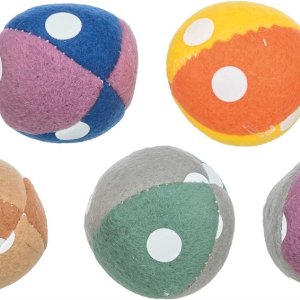 Boll i Plysch 4,5cm Mix