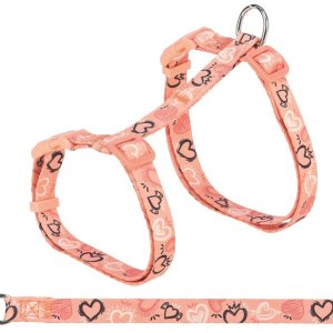 Kattsele med Koppel Flower Power