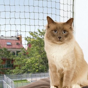 Balkongnät Olivgrön 8x3m