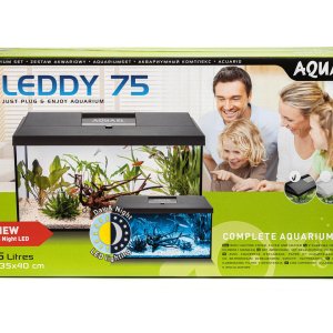 AquaEl Akvarium Leddy+ D&N 75 2.0 Svart