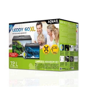 AquaEl Akvarium Leddy+ D&N 60 2.0 XL Svart