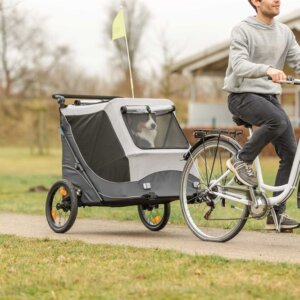 Cykelvagn Snabbvikning XL: 87,5x97x93/150cm