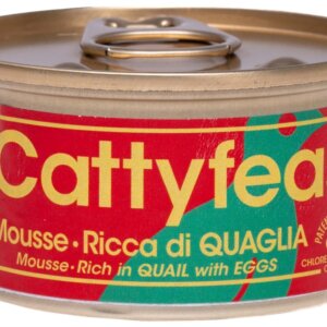 FidOVet CattyFeast Kitten Mousse Quail & Eggs 85g