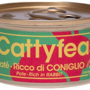 FidOVet CattyFeast Sterilised Paté Rabbit 85g