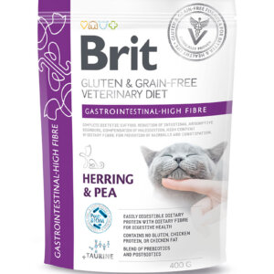 Brit GF Vet Diets Cat Gastro. High Fibre 400g