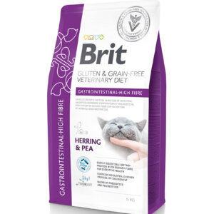 Brit GF Vet Diets Cat Gastro. High Fibre 5kg