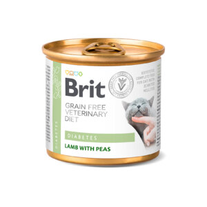 Brit GF Vet Diet Cat Cans Diabetes 200g
