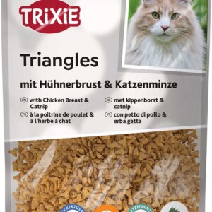 Trianglar med Kyckling & Kattmynta 50g